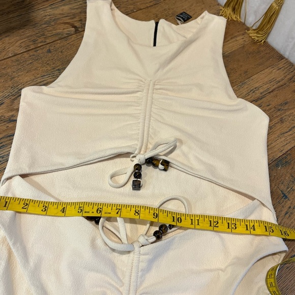 ❣️SAME LOS ANGELES Cream One-Piece Swimsuit - Size XXL - Picture 10 of 11